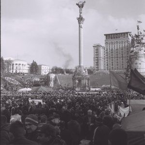 Maidan, Independence Square, Kiev photo by Dmytro Tkachuk