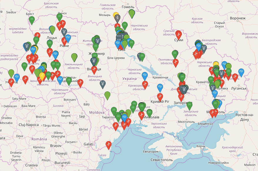 Great opening. Here’s all regional visits made by Petro Poroshenko since presidential election
