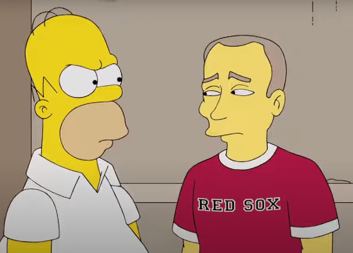 Boston Red Sox Homer Simpson Baseball Jersey 